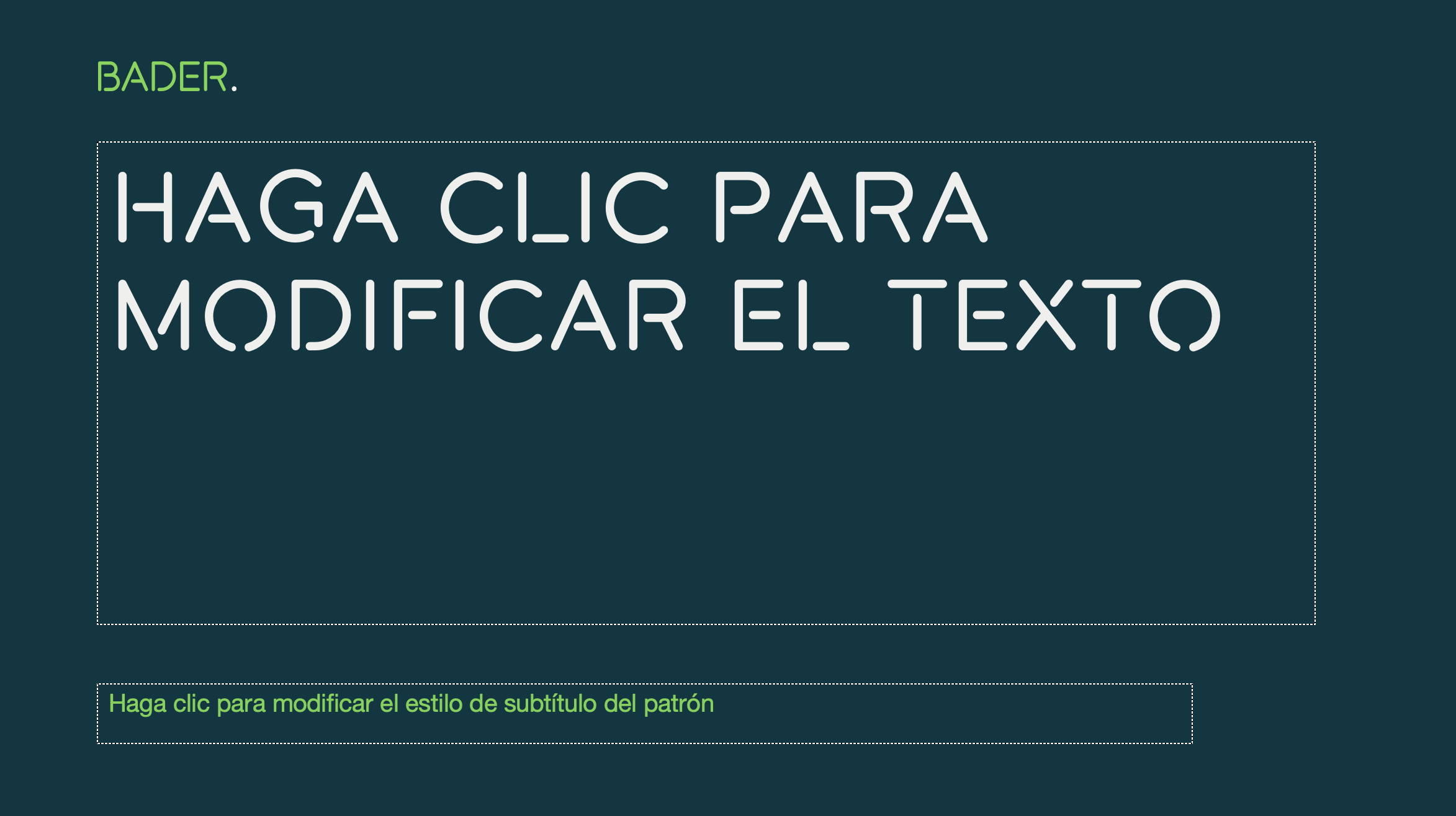 Presentación PowerPoint Bader