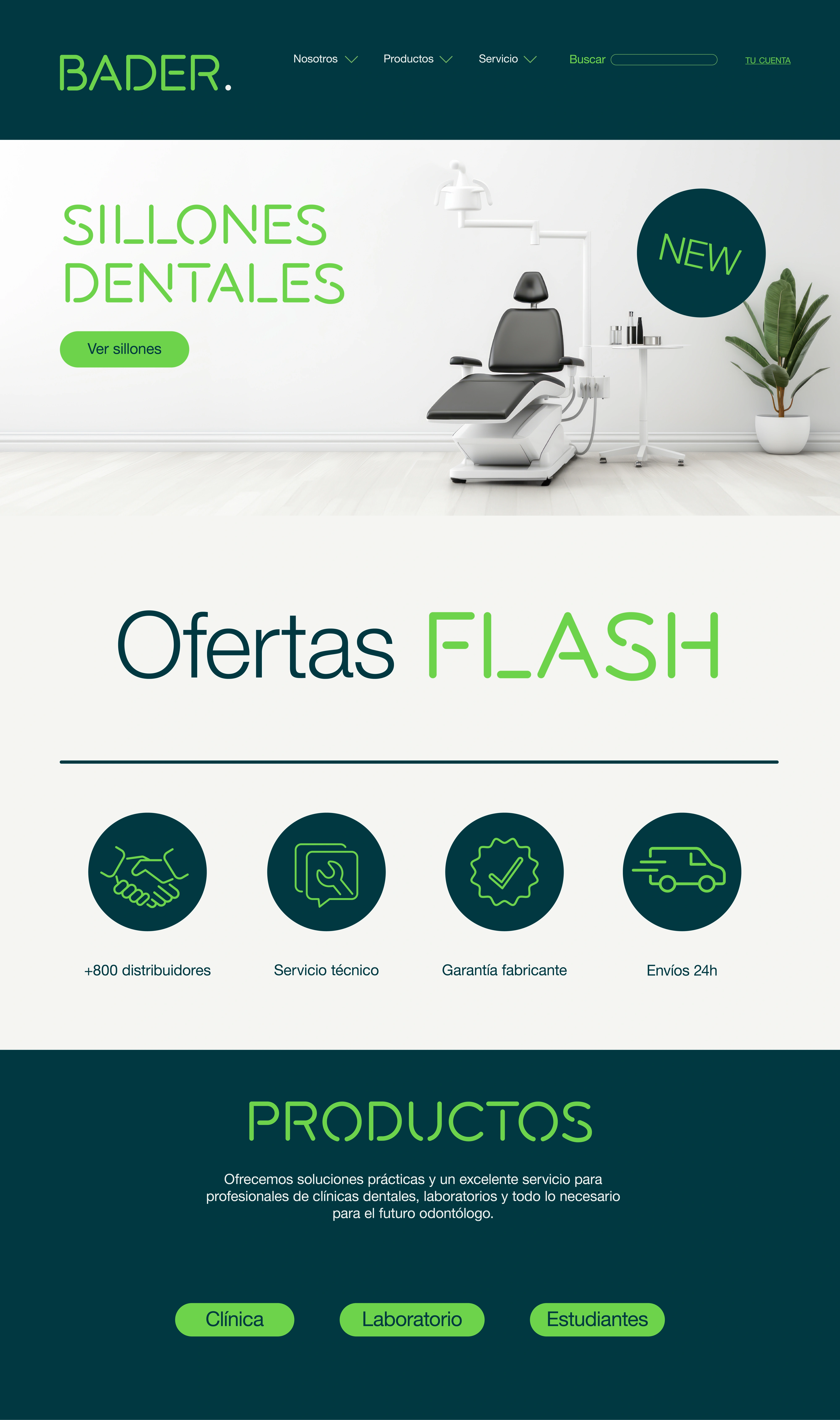 Aplicación web Bader escritorio