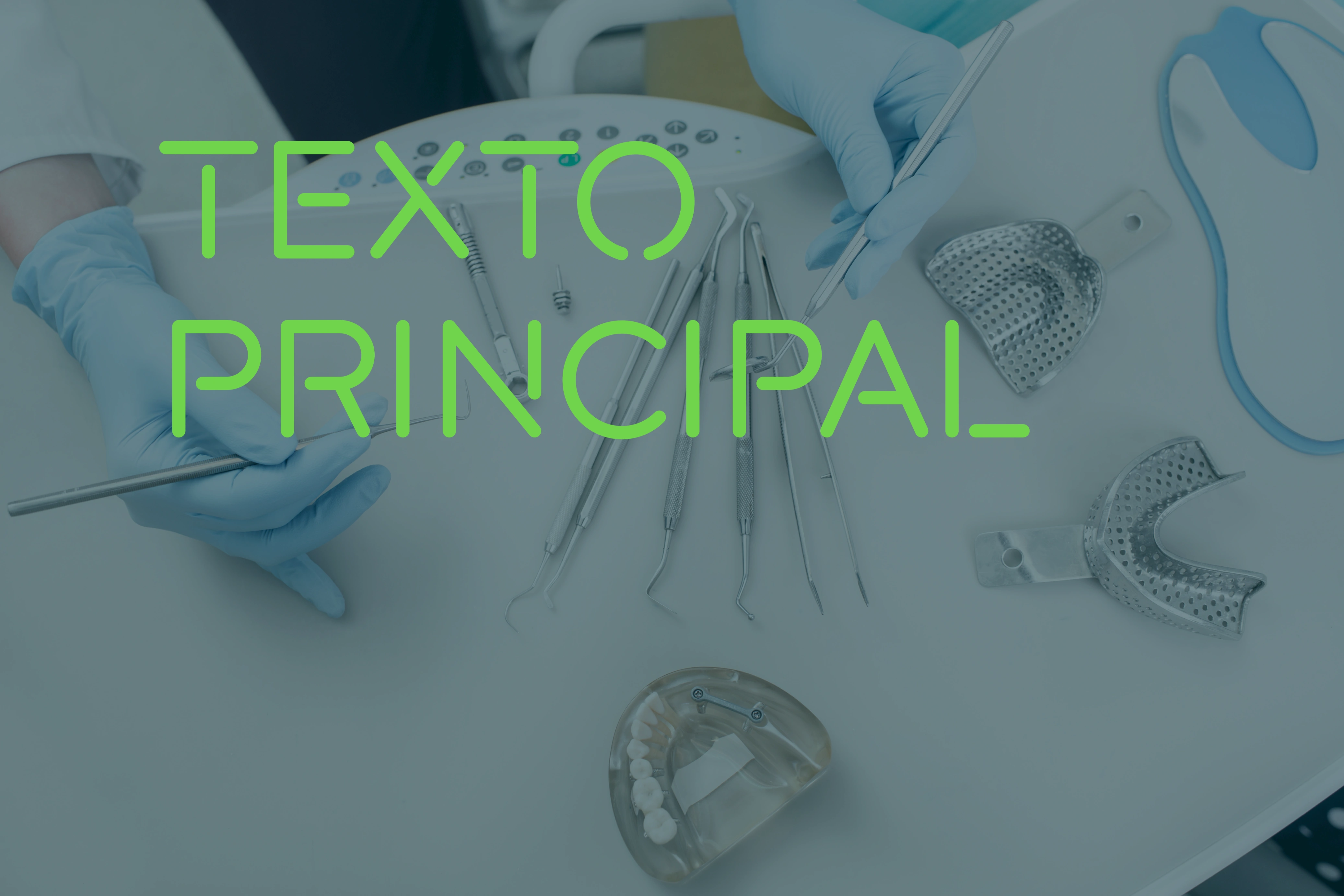 Producto dental en contexto