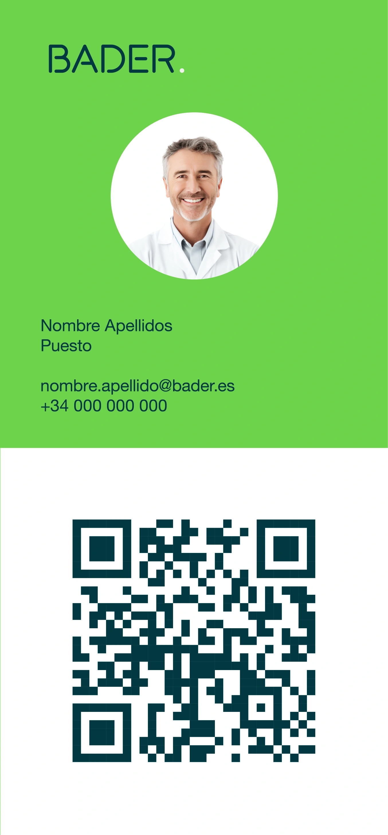 Identificación personal digital Bader · imagen izquierda