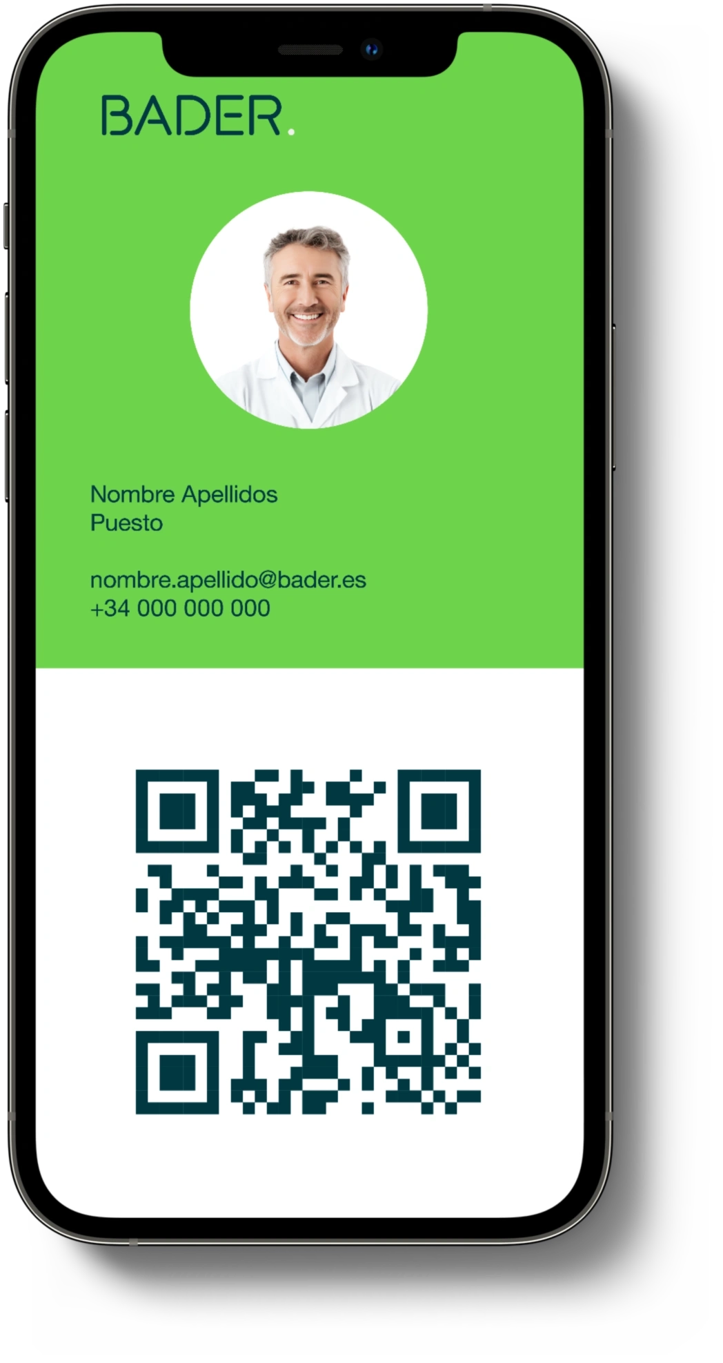 Identificación personal digital Bader · imagen derecha