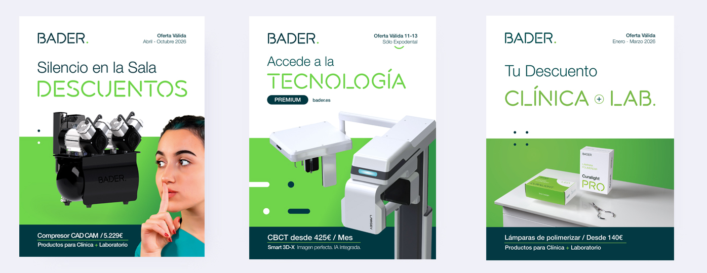 Portadas de comunicación impresa Bader