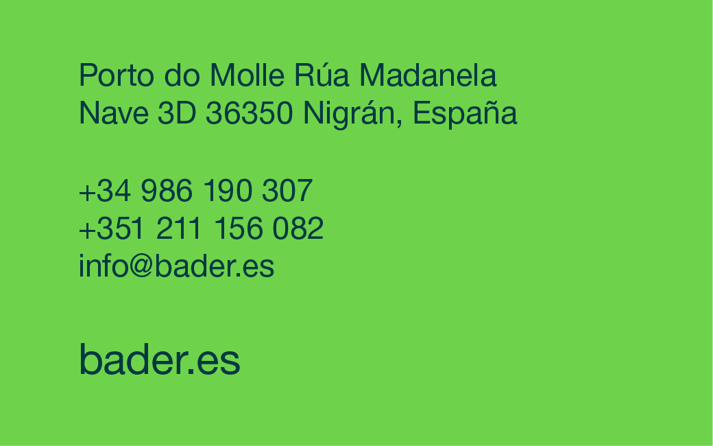 Aplicación de papelería Bader — Tarjeta de visita · imagen 01