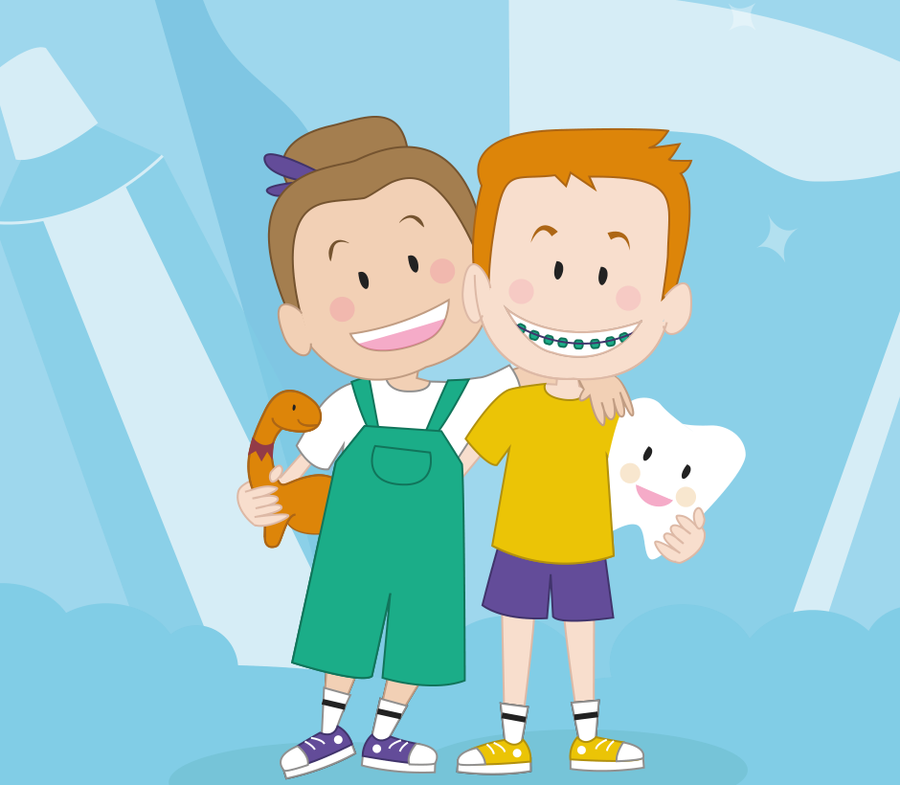 Personagens do catálogo Fantasia Dental